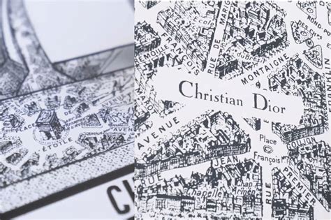 dior paris map.